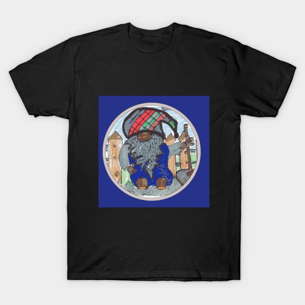 Gnome digging in garden T-Shirt by FilMate